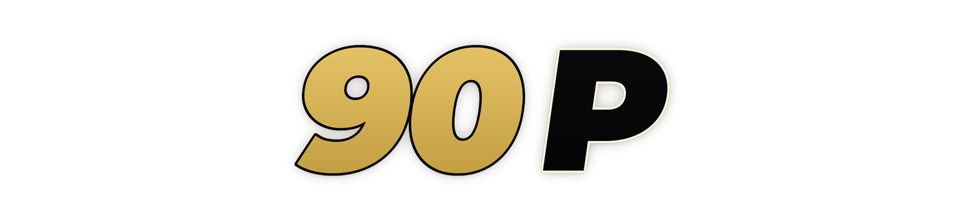 90p